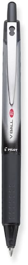 Pilot VBall RT Retractable Rolling Ball Pens Fine Point Black Ink Dozen Box 26206