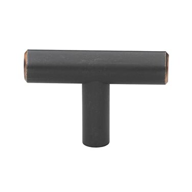 GlideRite Hardware 5002TORB10 2 inch Oil Rubbed Bronze Solid T bar Handle Knobs 10 Pack
