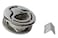 Amarine Made 2 Flush Pull Slam Latch Stainless Steel Round Pull Latch for RV Boat Deck Hatch 14 Door Cabinet Hardware A