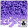 The Crafts Outlet 1000pc Plastic Opaque Tri Beads 10mm White