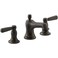 KOHLER 1057742BZ Bancroft Widespread Bathroom Sink Faucet with Metal Lever Handles OilRubbed Bronze