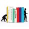 A10SHOP Ares Monkey to Man Evolution Metal Bookends NonSkid Base