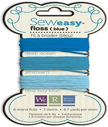 We R Memory Keepers 710660 Sew Easy Floss Blue