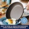 Rachael Ray Cucina Nonstick Cookware Pots and Pans Set 12 Piece Agave Blue