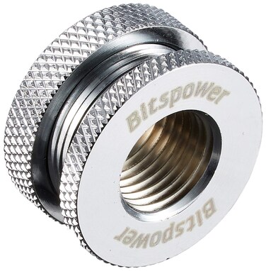 Bitspower Bitzpower G1 4 in Shining Case Top Water Fill Set Silver BPWTPC04