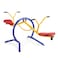 gym dandy TeeterTotter Home Seesaw Playground Set TT210 Multi Colored 3700 x 3100 x 8550 inches