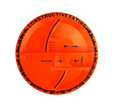 Constructive Eating Made in USA Construction Plate for Toddlers Infants Babies and Kids  Made With Materials Tested for Safety