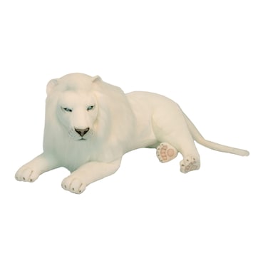 Hansa White Lion Collectible Plush White 39