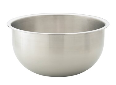 HIC Kitchen Mixing Bowl Heavyweight 188 Stainless Steel 8Quart Capacity