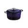 Tramontina Enameled Cast Iron Covered Dutch Oven Gradated Cobalt 55Quart 80131075DS