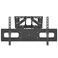 Cmple  Heavy Duty Full Motion Curved TV Wall Mount TV Bracket for 3770 inch TV up to 132lbs Adjustable Strong Full Motion TV Mount with Swivel Tilting Articulating Dual Arms VESA Max 800x400mm