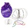 Original GeoFlux Mesmerizing 3D Kinetic Sculpture  Interactive Spring Toy Duo 1 Large  1 FingerSize