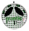 RAVE Sports Frantic Boat Towable Tube for 2 Riders GreenWhite 56Inch