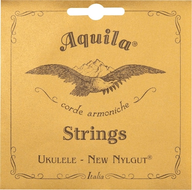 Aquila New Nylgut Tenonr Ukulele Set Nylon Gut high G White 10U Regular GCEA STAQUIL53115