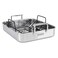 Viking Culinary 3Ply Stainless Steel Roasting Pan Includes a Nonstick Rack Dishwasher Oven Safe Works on All Cooktops including Induction