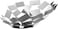 Alessi Stanza Dello Scirocco CenterpieceSilver