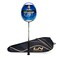 LiNing Challenger Boost Carbon Graphite Strung Badminton Racquet 84 Grams 30 Lbs String Tension and Free Full Cover BlackBlue