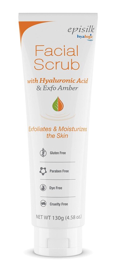 Hyalogic Episilk Facial Scrub  Amazing Face Exfoliator for Daily Cleansing  Face Scrub with Exfo Amber  HA for Gentle Exfoliation  Exfoliating Face Wash to Enhance Your Skin Care Routine 130g