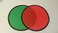 Red and Green Folding Toy Pocket Disc Flyer with Pouch Pack of 12