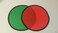 Red and Green Folding Toy Pocket Disc Flyer with Pouch Pack of 12