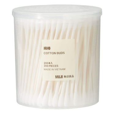 Muji Cotton Buds 200pcs inside White Color