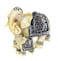 Dependable Home Collection Mother Elephant with Calf Figurine Faux Ivory Finish African Safari