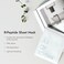 AS OF TODAY Peptide Renewing Facial Mask Sheet 5Pack  Intensive Hydrating Face Masks  Deep Moisturizing Rejuvenating Soothing Face Mask for All Skin Type  Minimal  Clean Beauty Korean