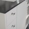 Franklin Brass Francisco Acrylic Bar 5Pack Cabinet Knobs Chrome and Clear Drawer Knobs Kitchen Cabinet Bar Knobs for Dresser Drawers Pulls and Knobs 2 Closet Door Knobs P46159CHCB