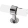 Franklin Brass Francisco Acrylic Bar 5Pack Cabinet Knobs Chrome and Clear Drawer Knobs Kitchen Cabinet Bar Knobs for Dresser Drawers Pulls and Knobs 2 Closet Door Knobs P46159CHCB