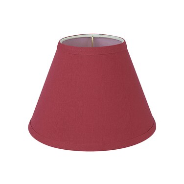 Aspen Creative 58879A Transitional Empire Shape Uno Construction Lamp Shade Currant Red 6 Top x 12 Bottom x 9 Slant Height