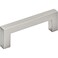 Amerock  Cabinet Pull  Satin Nickel  3 inch 76 mm Center to Center  Monument  1 Pack  Drawer Pull  Drawer Handle  Cabinet Hardware
