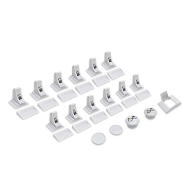 Magnetic Cabinet Locks 12 Locks  2 Keys with Adhesive Easy Installation Tool  Child Proof Drawers  No Tools Or Screws Needed  Jool Baby