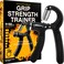 Grip Strength Trainer Adjustable Hand Grip Strengthener Forearm Exerciser Finger Strengthener Trainer 11 to 132 LB Hand Grip Strengthener Forearm Grip Adjustable Resistance Hand Gripper