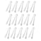 JChen 15PCS Plastic Buffet Serving Tongs Mini Serving Utensil Tongs Appetizers Tongs Clear Kitchen Tongs 63 Inch Small Ice Tongs for Tea and Coffee Party Catering Appetizers Desserts Cake Sandwich