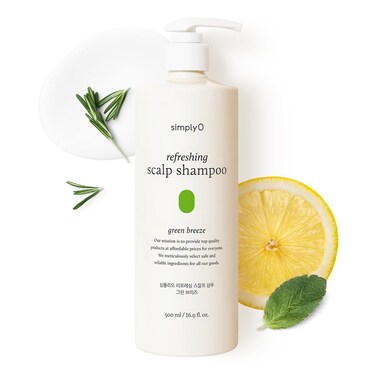 simplyO Refreshing Scalp Shampoo  Biotin  Panthenol I Dry Itchy Scalp  ParabenFree SulfateFree I Green Breeze I 169 fl oz