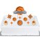 Big Dot of Happiness Nothin but Net  Basketball  Birthday Party Cake Decorating Kit  Happy Birthday Cake Topper Set  11 Pieces