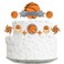 Big Dot of Happiness Nothin but Net  Basketball  Birthday Party Cake Decorating Kit  Happy Birthday Cake Topper Set  11 Pieces