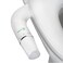 Ciays Bidet Attachment for Toilet UltraSlim Bidet Sprayer NonElectric Dual Nozzle for FemininePosterior Wash Bidet Toilet Attachment with Pressure ControlsSliverWhite Standard