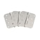 Design House 188458SN 8Hole 4inch x 4inch 58inch Round Interior Radius Door Hinge Satin Nickel 3Pack