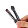 Duehut HLLMX 20 PCS Double Sided Eye Shadow Sponge Applicator Sponge Makeup Brushes Sponge Travel Eyeshadow Applicator Makeup Tool Black