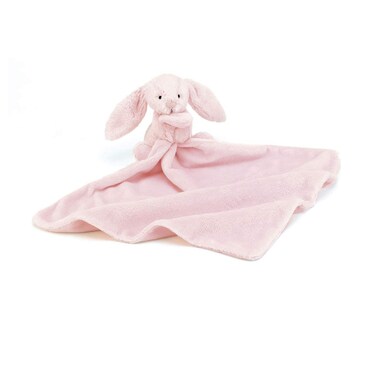 Jellycat Bashful Pink Bunny Soother 135  Security Blanket and Lovey for Babies  Baby Gift