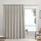 Exclusive Home Forest Hill Patio Room Darkening Blackout Grommet Top Patio Curtain Panel 108x96 Linen