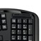 Adesso TruForm AKB150SBTAA Desktop Ergonomic Smart Card Reader Keyboard TAA Compliant Black