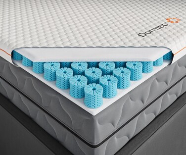 Dormeo Queen Premium Mattress Topper  Octaspring Technology Bed Toppers Relieving Pressure Points and Optimal Back Support  Cooling Mattress Topper with AntiSlip Bottom 3 inch