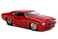 Bigtime Muscle 124 1971 Pontiac GTO Diecast Car Red Toys for Kids and Adults