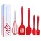 Kids Cooking Utensils Set  5Piece Kids Kitchen Tools  Safe Kids Baking Set  Food Grade Toddler Chef Supplies  Gender Neutral Silicone Cookware Kit with Spatula