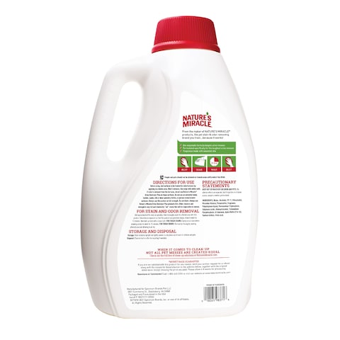 Natures Miracle Urine Destroyer Plus for Dogs Enzymatic Formula for Severe Dog Urine Stains 1 gal