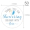 Blue Baby Shower Stickers Thank You for Showering Our Baby with Love Stickers Baby Shower Favors for Boys Thank You Stickers Baby Shower 2 Inch Pack of 50
