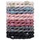 COZEASY 12 pcs Braided Elastic Hair Ties NoMetal Gentle Secure Hold Ponytail Holders No Damage or Snagging Hair Bands Perfect for Girls and Women with Thick or Curly Hair Multicolor 10