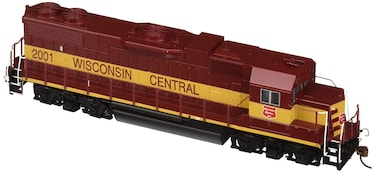 Bachmann Industries Emd GP382 HO Scale 2001Diesel Wisconsin Central Locomotive